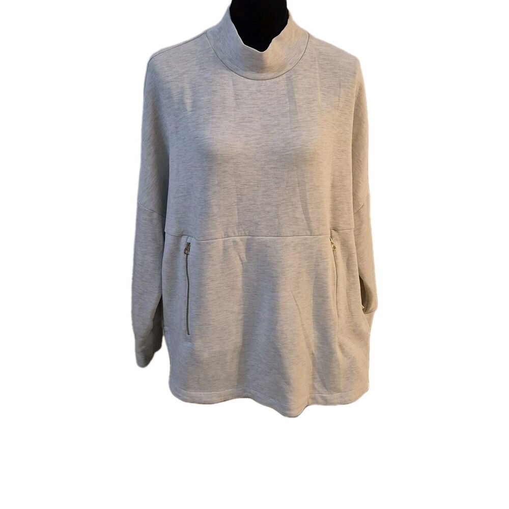 Varley L Baysweat Lightweight Doubleface Soft Athleisure Kangaroo Pocket